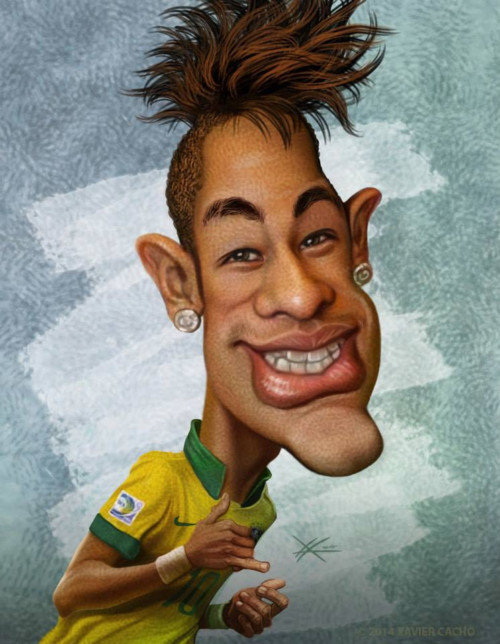 Caricatura-de-Neymar-6